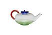 Miniature NoRush multicolored glass teapot 1