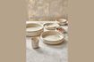 Miniature Nougat beige porcelain aperitif plate 4