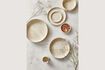 Miniature Nougat beige porcelain aperitif plate 5