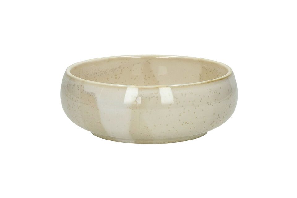 Nougat beige porcelain cereal bowl Pomax