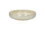 Miniature Nougat beige porcelain pasta bowl Clipped