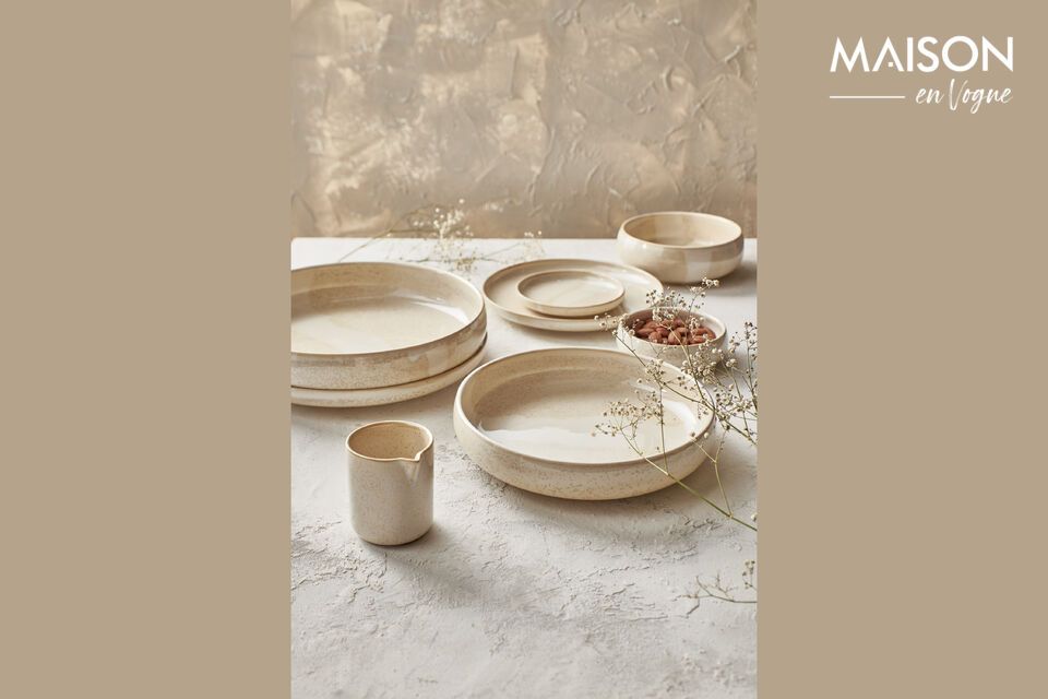 Each bowl and plate is meticulously crafted with rounded