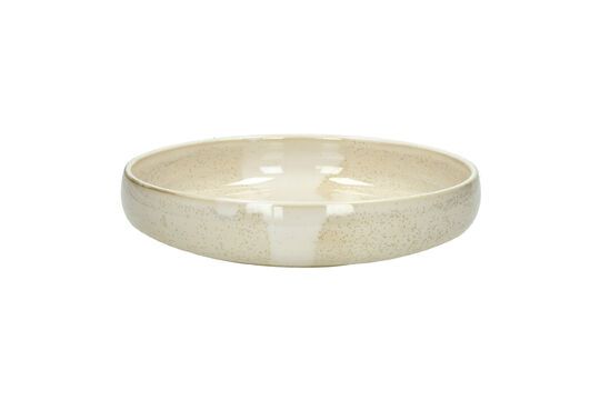 Nougat beige porcelain soup bowl Clipped