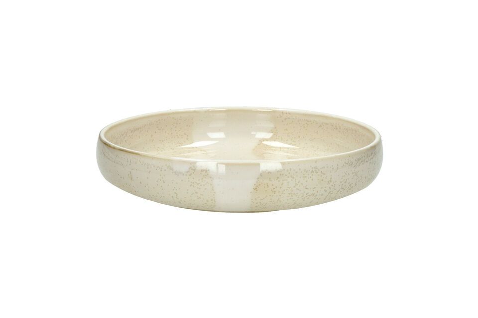 Nougat beige porcelain soup bowl Pomax