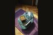 Miniature Nusa dark green metal coffee table 6