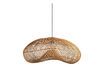 Miniature Nuvola beige rattan suspension lamp 2