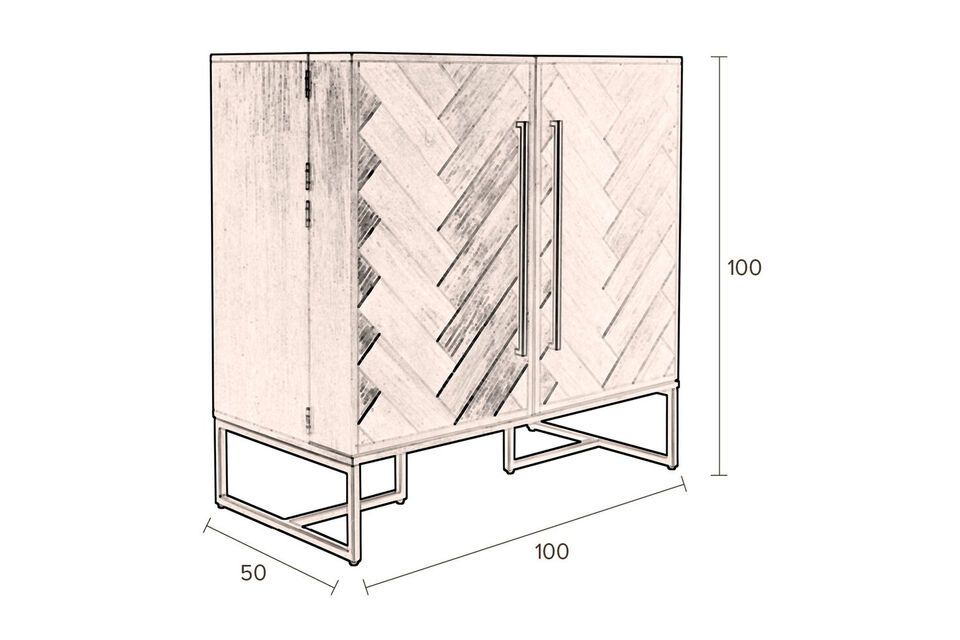 Oak wood sideboard Class - 15