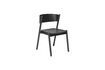 Miniature Oblique black beech chair 1