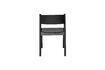 Miniature Oblique black beech chair 6