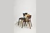 Miniature Oblique black beech chair 2