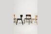 Miniature Oblique black beech chair 3