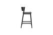 Miniature Oblique black oak veneer bar chair 4