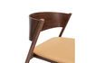 Miniature Oblique brown beech armchair 10