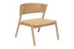 Miniature Oblique light beech armchair 1