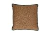 Miniature Ochre cotton cushion Opposites 1