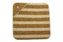 Miniature OEKO-TEX brown cotton towel Agnes Clipped