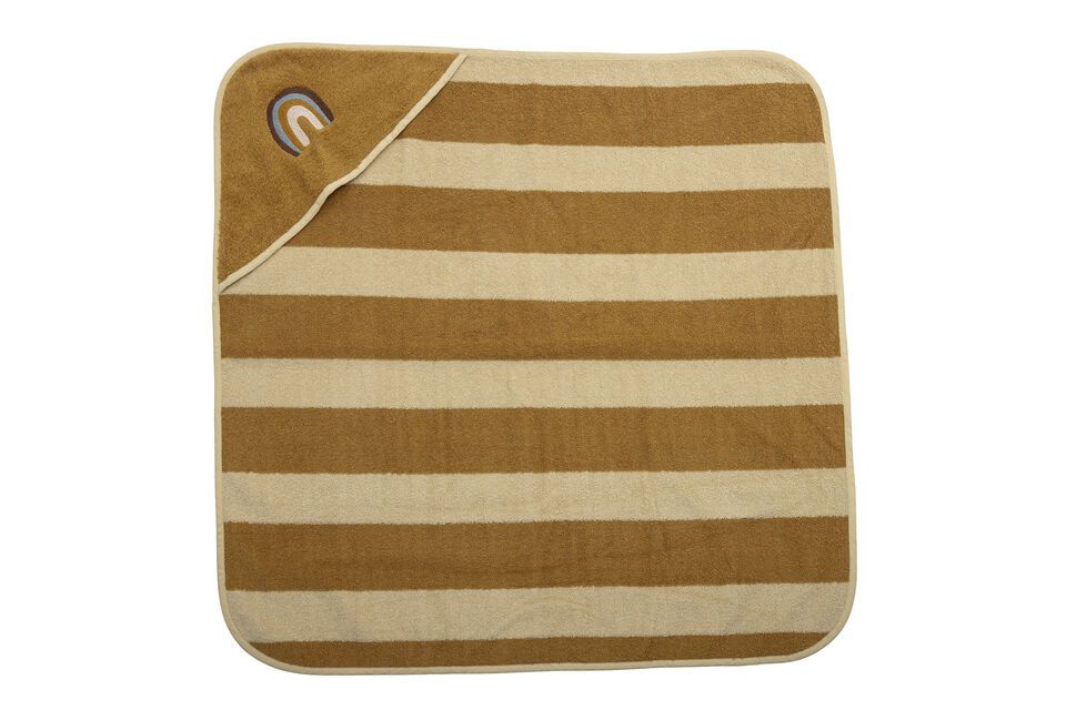 OEKO-TEX brown cotton towel Agnes Bloomingville