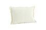 Miniature Off-white cotton Quilt cushion cover Clipped