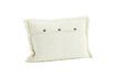 Miniature Off-white cotton Quilt cushion cover 5