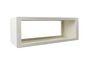 Miniature Off-white plaster shelf module Clipped