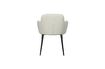 Miniature Off-white sheepskin effect chair Dining 4