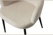 Miniature Off-white sheepskin effect chair Dining 6