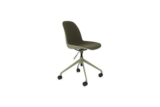 Office chair with green fabric wheels Albert Kuip Clipped