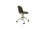 Miniature Office chair with green fabric wheels Albert Kuip Clipped