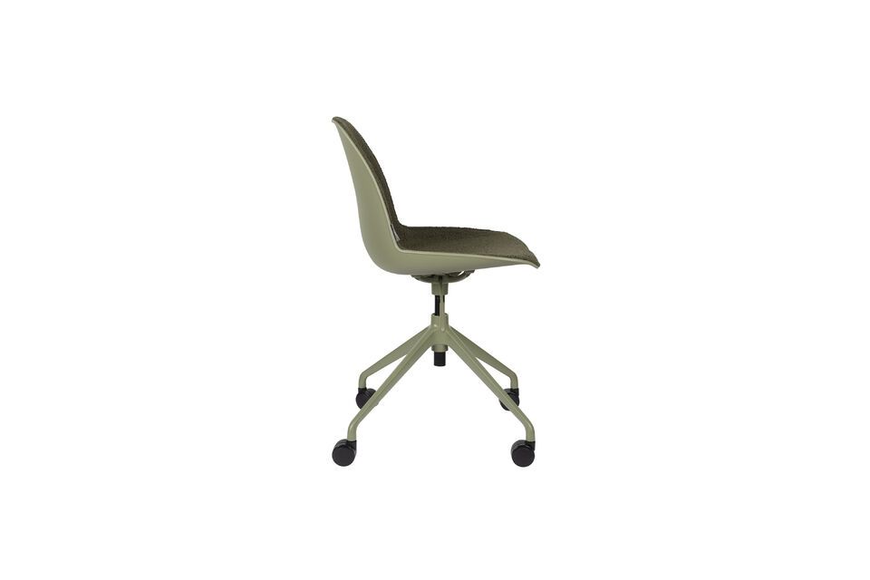 Office chair with green fabric wheels Albert Kuip - 5