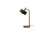 Miniature Olive green metal table lamp 6