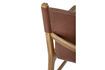 Miniature Ollie brown leather lounge chair 13