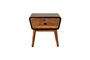 Miniature Onor dark wood bedside table Clipped