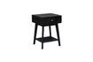 Miniature Onyx black wooden bedside table 4