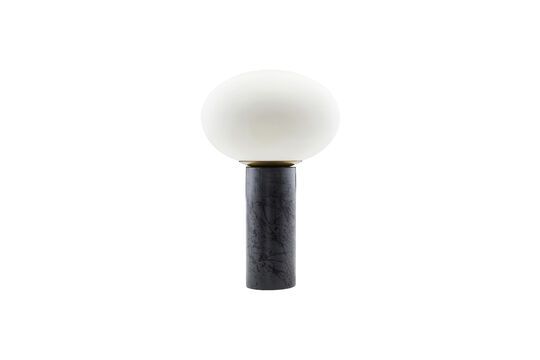 Opal black marble table lamp Clipped