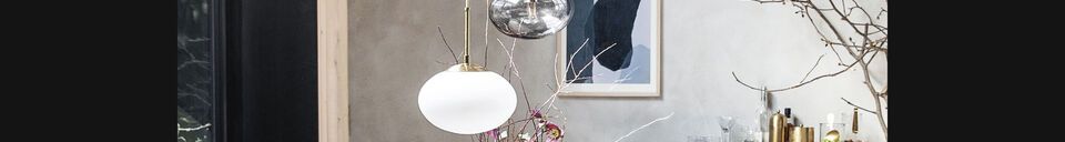 Material Details Opal white glass pendant light