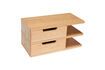 Miniature Open light wood side table 3