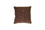 Miniature Opposites brown cotton cushion Clipped