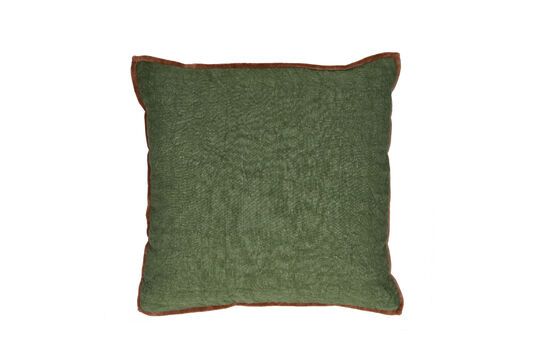 Opposites green cotton cushion Clipped