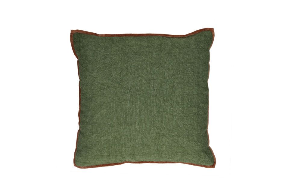 Opposites green cotton cushion Pomax