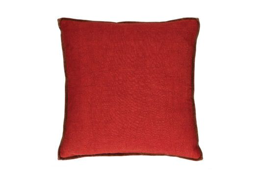 Opposites red cotton cushion Clipped