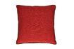 Miniature Opposites red cotton cushion 1