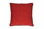 Miniature Opposites red cotton cushion Clipped