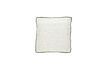 Miniature Opposites white and green linen cushion 1