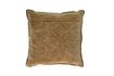 Miniature Opposites white linen and camel cushion 4