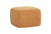 Miniature Orange Cube fabric pouffe 1