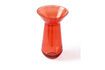 Miniature Orange glass vase h45cm Long neck 2