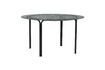 Miniature Orbit black glass coffee table 1