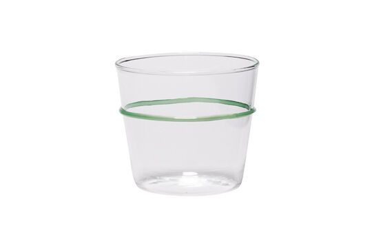 Orbit green glass water glass Clipped