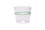 Miniature Orbit green glass water glass Clipped