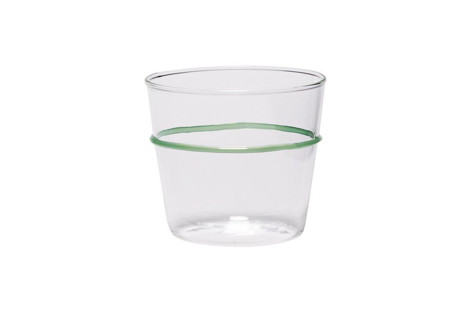 Orbit green glass water glass Hübsch